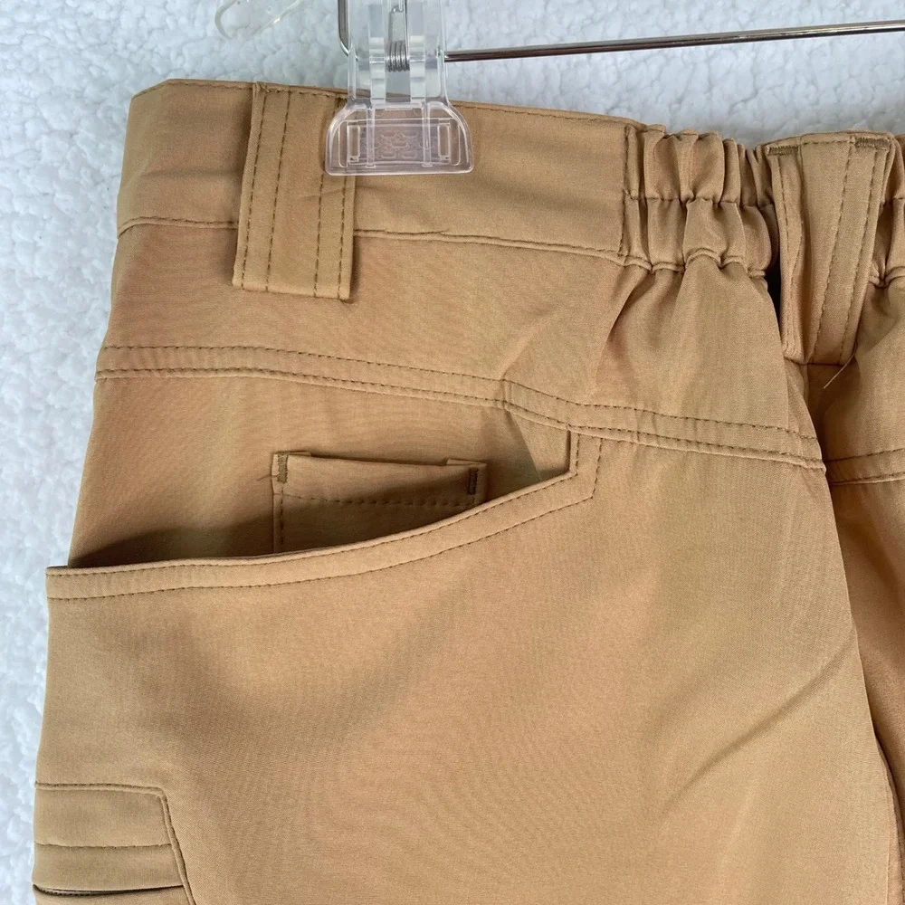 Outdoor Equipment Tactical Cargo Pants Mens Medium Tan Hiking Pocket Utility